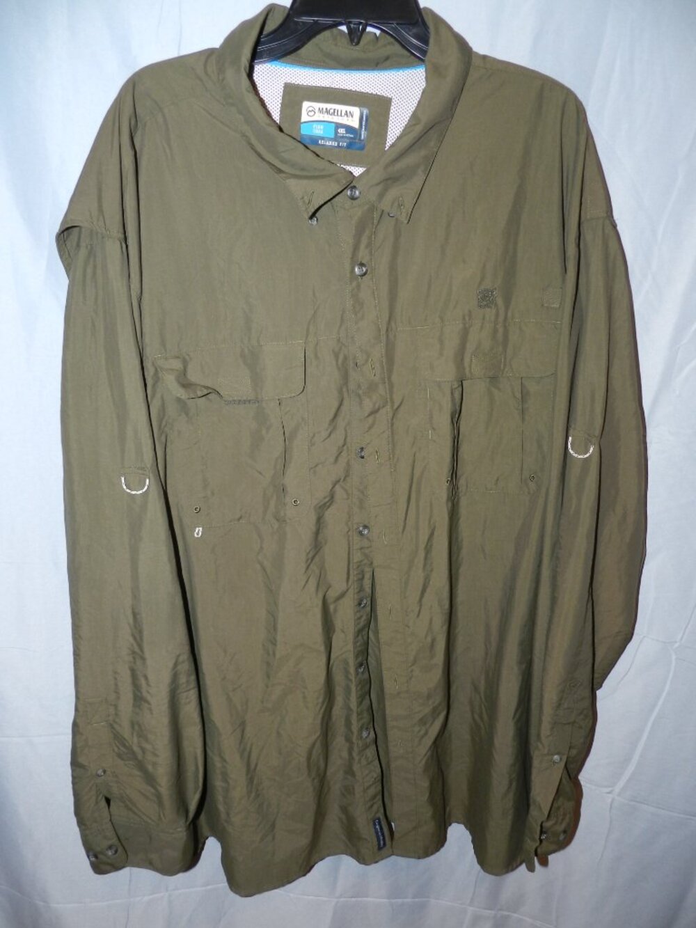 MAGELLAN OLIVE GREEN ALLWEATHER SHIRT 4XL (10)